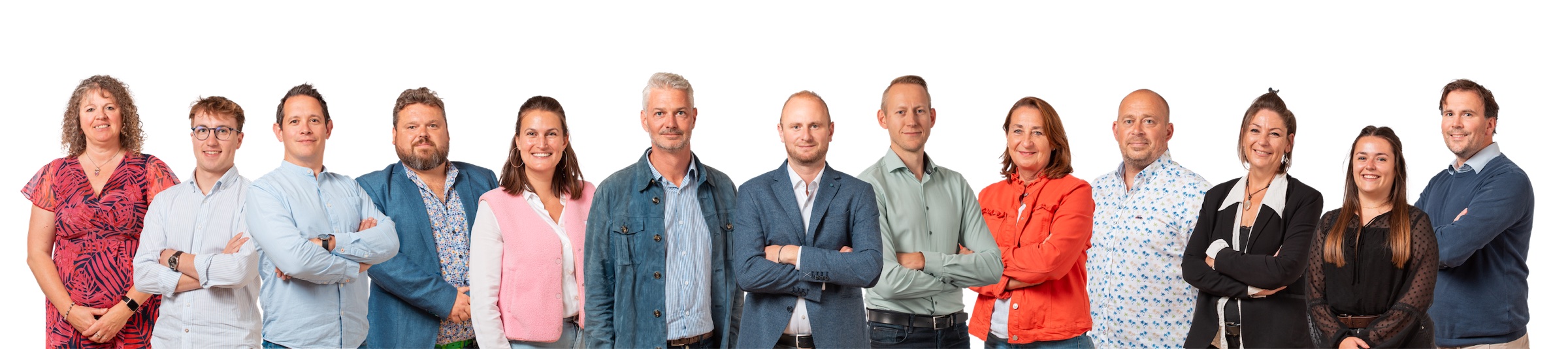 Les treize collaborateurs de MCA Immobilier